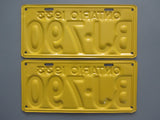 1933 YOM Clear Ontario License Plates