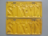 1933 YOM Clear Ontario License Plates