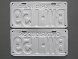 1934 YOM Clear Ontario License Plates