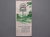 1936 Ontario Road Map - Cities Service