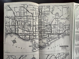 1936 Ontario Road Map - Cities Service