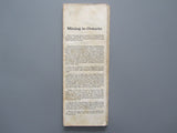 1937 Ontario Road Map - BA