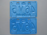 1938 YOM Clear Ontario License Plates
