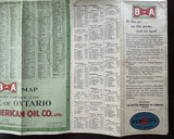 1938 Ontario Road Map - BA