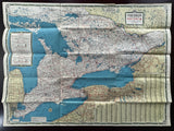 1939 Ontario Road Map - Cities Service