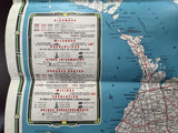 1939 Ontario Road Map - Cities Service