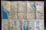 1940 Ontario Road Map - Shell