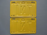 1940 YOM Clear Ontario License Plates