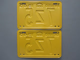 1940 YOM Clear Ontario License Plates