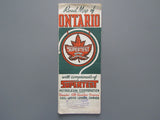 1940 Ontario Road Map - Supertest