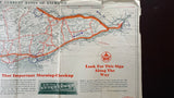 1940 Ontario Road Map - Supertest