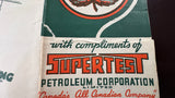 1940 Ontario Road Map - Supertest