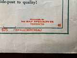 1940 Ontario Road Map - Supertest