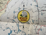 1940 Ontario Road Map - White Rose