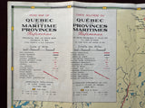 1940 Ontario Road Map - White Rose