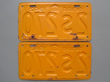1942 YOM Clear Ontario License Plates