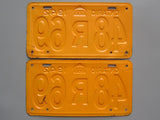 1942 YOM Clear Ontario License Plates