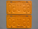 1942 YOM Clear Ontario License Plates