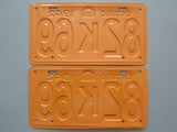 1942 YOM Clear Ontario License Plates
