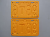 1942 YOM Clear Ontario License Plates