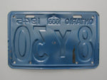1945 YOM Clear Ontario License Plate