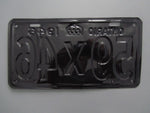 1946 YOM Clear Ontario License Plate