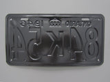 1946 YOM Clear Ontario License Plate