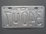 1947 YOM Clear Ontario License Plate