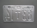 1947 YOM Clear Ontario License Plate