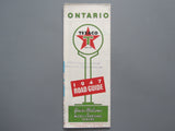 1947 Ontario Road Map - Texaco