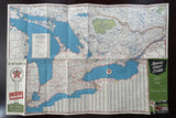 1947 Ontario Road Map - Texaco