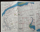 1947 Ontario Road Map - Texaco