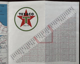1947 Ontario Road Map - Texaco