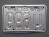 1947 YOM Clear Ontario License Plate