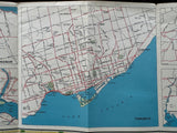 1947 Ontario Road Map - White Rose