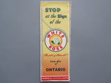 1947 Ontario Road Map - White Rose