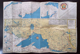 1947 Ontario Road Map - White Rose