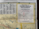 1947 Ontario Road Map - White Rose