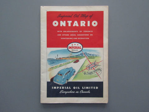 1948 Ontario Road Map - Esso
