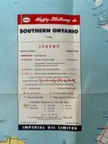 1948 Ontario Road Map - Esso