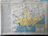 1948 Ontario Road Map - Esso