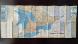 1948 Ontario Official Government Road Map