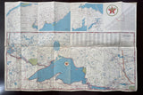 1949 Ontario Road Map - Texaco