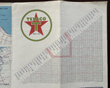 1949 Ontario Road Map - Texaco
