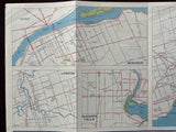 1949 Ontario Road Map - Texaco