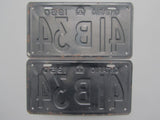 1950 YOM Clear Ontario License Plates