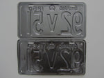 1950 YOM Clear Ontario License Plates