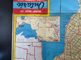 1950 Ontario Road Map - Supertest