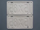 1951 YOM Clear Ontario License Plates