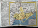 1951 Ontario Road Map - Esso